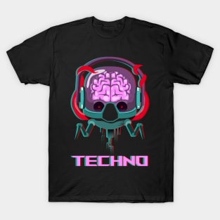 Techno Alien Rave Music Dance Festival Gift T-Shirt